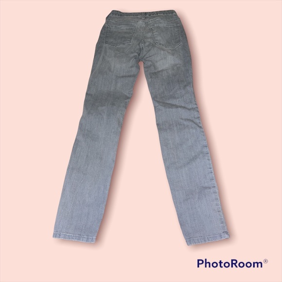 High Rise Gray Skinny Jeans - Picture 3 of 5